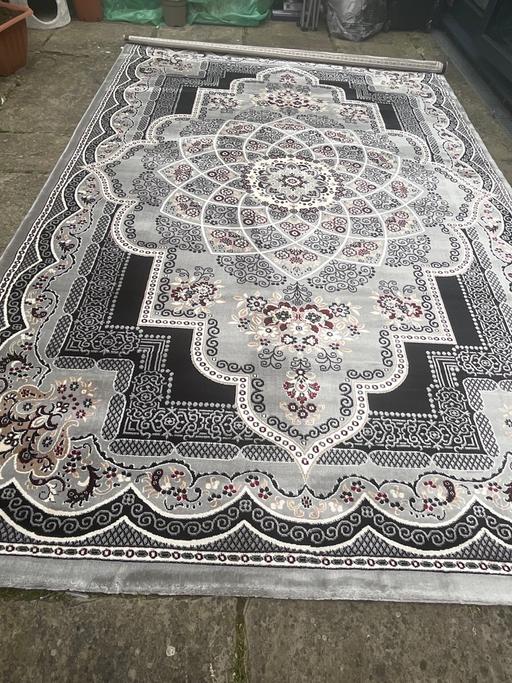 Buy & Sell Leicestershire Leicester - Photos for New luxury Turkish grey rug size 300x200cm