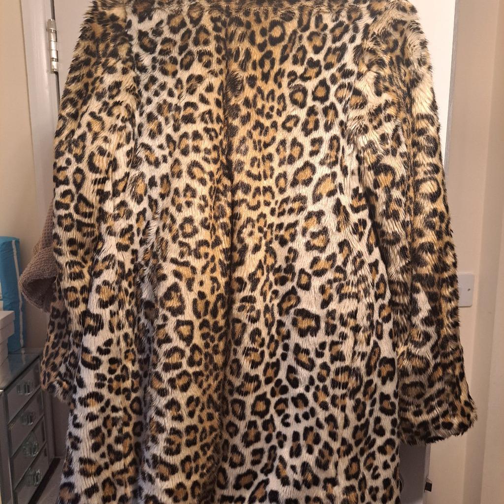 Dorothy Perkins Fur Jacket in size UK 6/XS in good condition. Runs big as I wore it for maternity. RRP £80