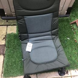 NGT Nomadic chair, brand new never used.
Still has tag on.
Unmarked as can be seen from photo’s.
Cost £45 from Angling direct.
Asking £30.ono.
COLLECTION ONLY FROM ROTHERHAM S654HP
