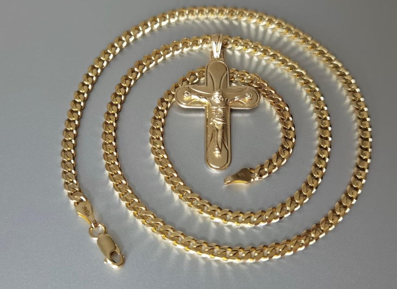 RIXERKOC Damen Armband Mit 14K Gold Kreuz & Naturstein - Christliches Geschenk