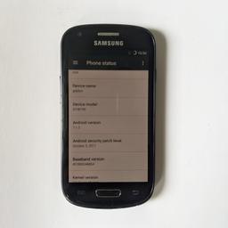 Samsung Galaxy S3
offen für alle Netze
4-Zoll- AMOLED - Display
1.500-mAh-Akku (tauschbar)
5 Megapixel Hauptkamera mit Autofokus
8 GB Speicher ( mit Micro-SD-Speicherkarte erweiterbar auf bis zu 32 GB)
1 GB RAM
Modell: GT-I8190
Android 7.1.2 (Lineage OS)

 Der Verkauf erfolgt unter Ausschluss jeglicher Gewährleistung. Der Ausschluss gilt nicht für Schadenersatzansprüche aus grob fahrlässiger bzw. vorsätzlicher Verletzung von Pflichten des Verkäufers sowie für jede Verletzung von Leben, Körper und Gesundheit. Keine Garantie, keine Rücknahme, keine Rückabwicklung, keine Rückgabe. Gekauft wie gesehen.
