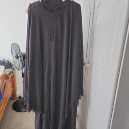 very beautiful long abaya with scarf brand new collection only