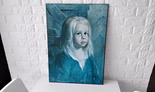 Buy & Sell West Midlands Birmingham - Photos for vintage crying girl print giovanni bragolin
