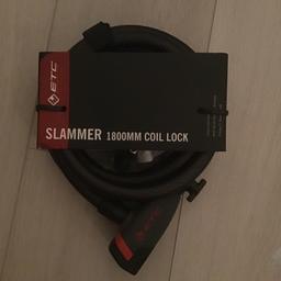ETC SLAMMER COIL CABLE LOCK 1800 X 12MMCOLOUR: GREY/BLACK/RED, SIZE: 1800MM TOTAL

Brand new

Collection from IG7 5HA 
Cash on collection please