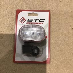LED Bike light, front 
Brand new
More than 1 available 
Cash on collection please 
Collection from IG7 5HA - no offers thanks