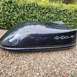 Exodus quick release roof box 470 litres
Used exodus roof box, works great, 2 keys, has wear externally, however, does not affect usage. Inside has the 4 mounting clips and u-bolts
These are £470 at Halfords currently. Grab a bargain
Loacted in Dilwyn near Leominster.