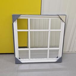 White mirror *New*

Size: 61xcm x 61cm

From smoke/pet free home