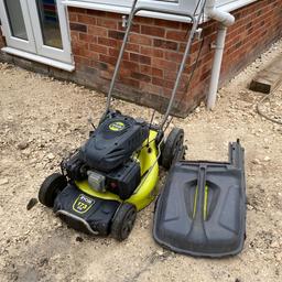 Fantastic Ryobi 173 xx lawn lower. Petrol.
Really good lawnmower , very powerful. I’ve owned for over 8 years and it’s never misses a beat.

I selling as I have moved house and the garden is too small for a petrol lawnmower.

No offers as it is a great price.