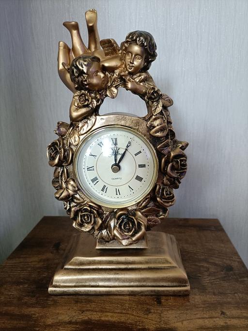 Buy & Sell Derbyshire Chesterfield - Photos for Beautiful Gilt Mantel Clock