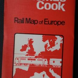 Thomas Cook Vintage Rail Map Of Europe 1987-88

Very good condition with no pen marks etc.  Would make a great framed piece for any rail enthusiast.