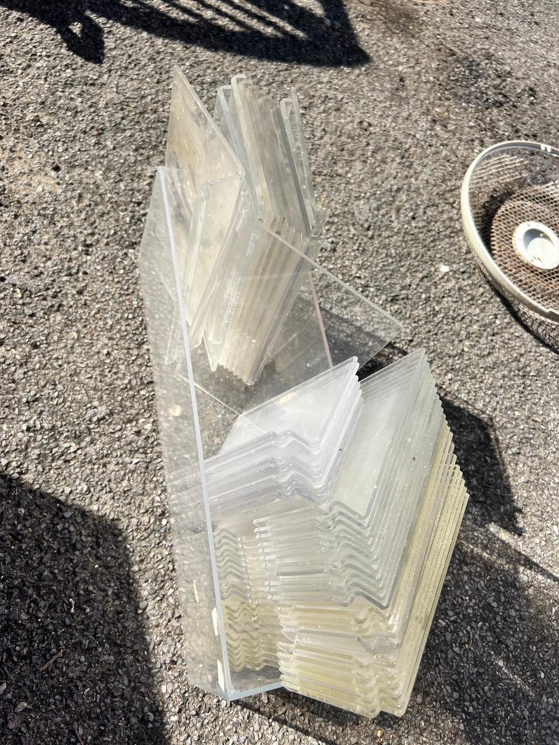 perspex acrylic slat wall shoe shelves in ME17 Maidstone für 45,00 ...