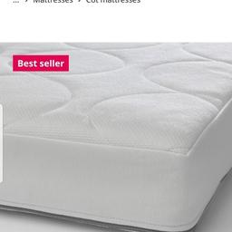 IKEA Jattetrott pocket sprung mattress for cot white 70-140- 11 cm. A cot matterss where you can see and feel the care in every detail, from the well-ventilated construction on the durable fabric and detailed stretching. A mattress is like new. A pet and smoke free home.