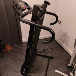 folding electric treadmill good condition all works has it should