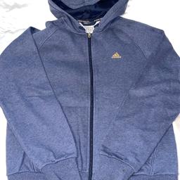 Adidas original blue hoodie mint condition like new size L
