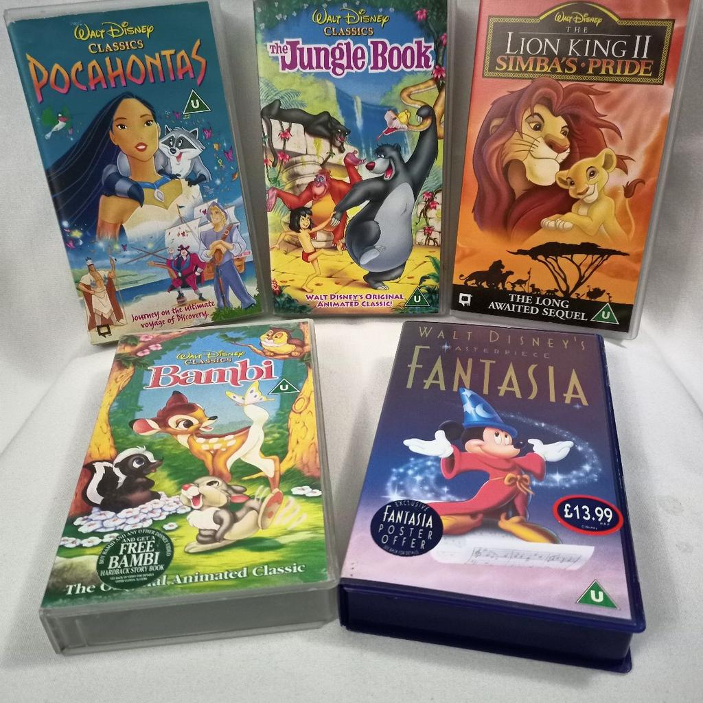 VINTAGE WALT DISNEY VHS CASSETTES. in B28 Birmingham for £7.00 for sale ...