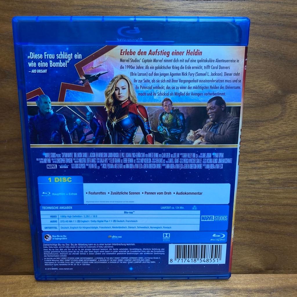 DVD Bluray Captain Marvel
