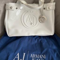 Weiße Armani Tasche in sehr guten Zustand