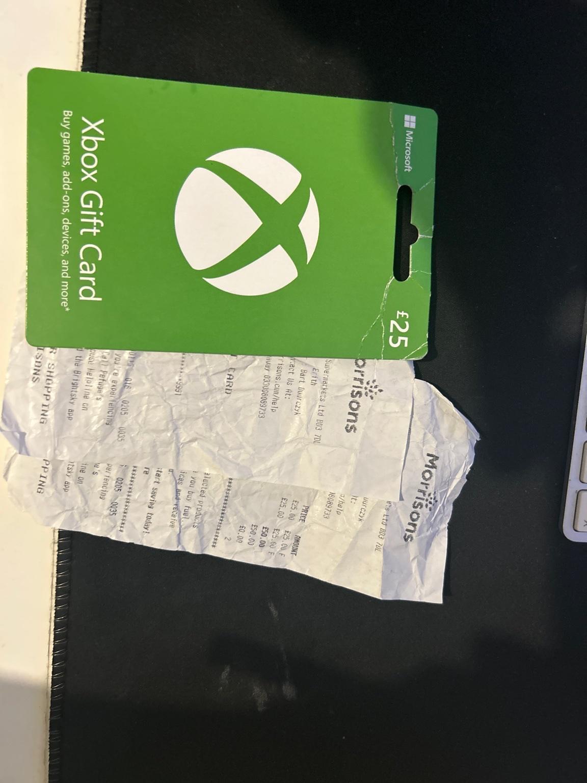 £25 Xbox Gift Card in DA1 Dartford für 15,00 £ zum Verkauf Shpock DE