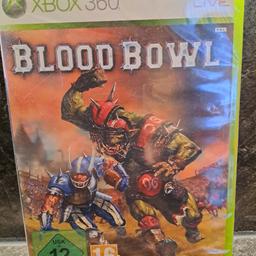 Verkaufe das Xbox360 Spiel Blood Bowl. Lustiges Spiel, das klassische Strategie und Sportsimulation zusammen bringt.  Laufe mit deinem Team aus Orks oder anderen Wesen zur sportlichen Höchstform auf! Versand gegen Aufpreis möglich.