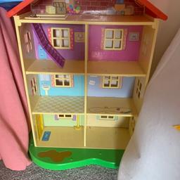 Peppa pig house, accessories , figures and the whole peppa pig town not played with anymore 
Delivery within 3 miles