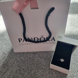 princess heart pandora charm, comes with charm box and gift bag