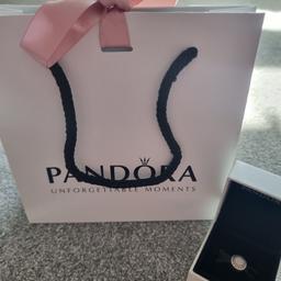 pandora signature logo charm, comes with charm box and gift bag
