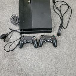 Ps4 500gb with 8 games and 4 controllers