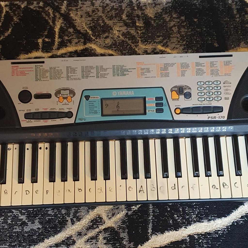 YAMAHA PSR170 Electronic Keyboard in TW13 Londyn für £ 20,00 zum