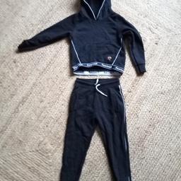 Firetrap black hoodie set for 5/6 yr old