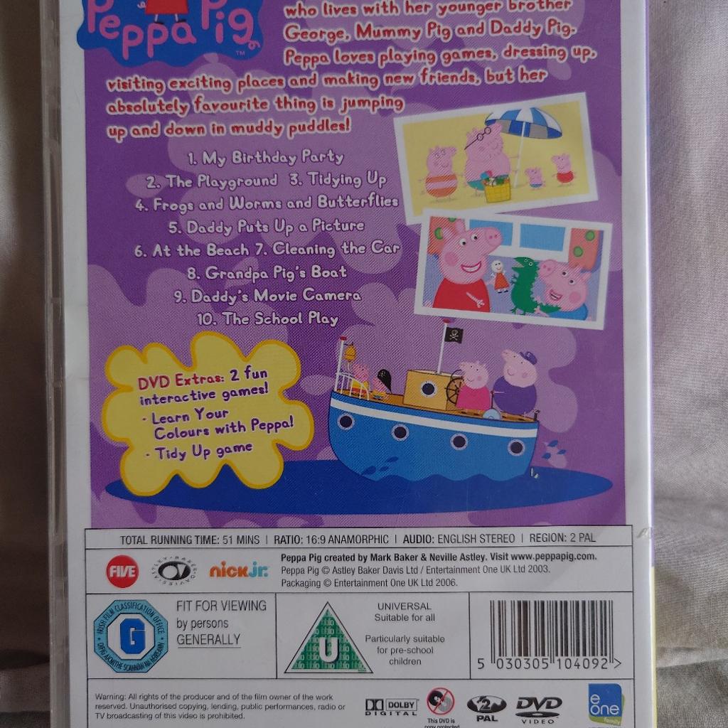 Peppa pig my birthday party DVD in LE11 Charnwood for £1.00 for sale