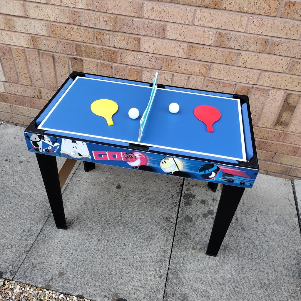 4 in one game's table, football, table tennis, hockey,and pool , football table a bit faded due to being in conservatory,pick up and cash only