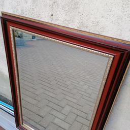 Large mahogany wall mirror can be hung either way. COLLECTION ONLY. NO DELIVERY.

Item needs to be collected within 48 hours if not you will be reported & item relisted. Previous buyers need not apply you will be ignored.

If item is listed then it is still available. 