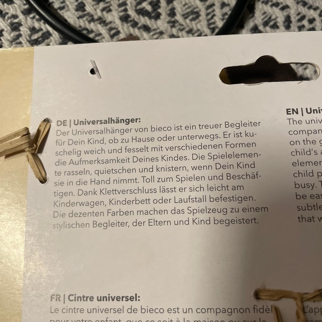 Süßer Hänger Igel für Kinderwagen oder Stubenwagen, neu, original verpackt
Neupreis 20.99€