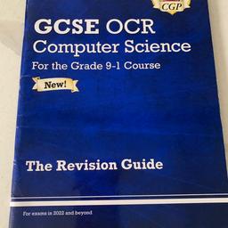 Hardly used in perfect new condition.The revision guide.