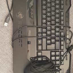 Gaming Tastatur und Maus mit LED Effekt(5 bzw 3 verschiedene Farben)
Np ca 200€