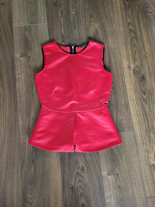 Buy & Sell West Midlands Sandwell - Photos for Zara Red Evening Top Blouse Size S