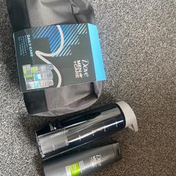 Brand new / unopened - Dove Mens gift set + FREE extra shampoo / conditoner + sports bottle.
Great care / great gift / great price!!

Set of 6 for the price of 4 + travel Washbag

Dove Men+Care Daily Care Essentials Gift Set Plus 1 FREE Shampoo/Conditoner + FREE SPORTS BOTTLE

includes:
1 x Body wash
1 x Antiperspirant
2 x Shampoo/Conditoner (1 FREE)
1 x Body / Face Bar
1 x FREE Sports water / drinks bottle (600ml)
1 x Travel Washbag

Postage £4 or collection

Hand delivery local only for £3 within 5 miles of GL1