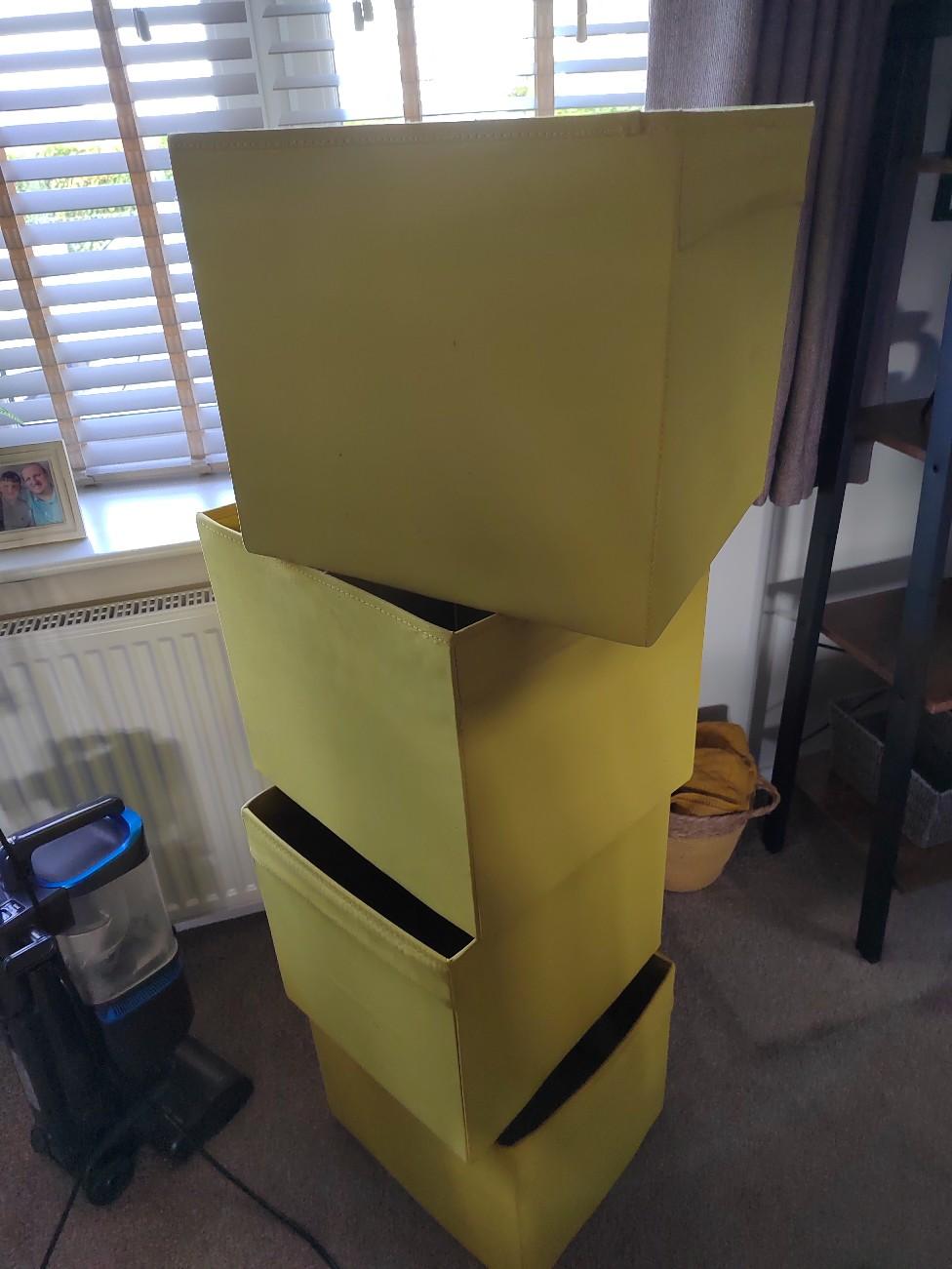 ikea kallax cube storage box ochre x4 in DY4 Sandwell für 5,00 £ zum Verkauf Shpock DE