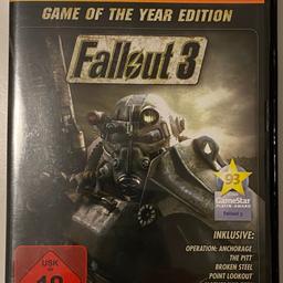 Verkaufe hier Fallout 3 Game of the Year Edition für den PC. Lediglich ein paar Male gespielt daher wie neu.