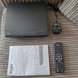Bush DVD player
New,unboxed
Have not used due to having no scart port on my TV
can see original price in pictures, purchased from Argos.
collection ONLY-Archway,London(N19 5DD)