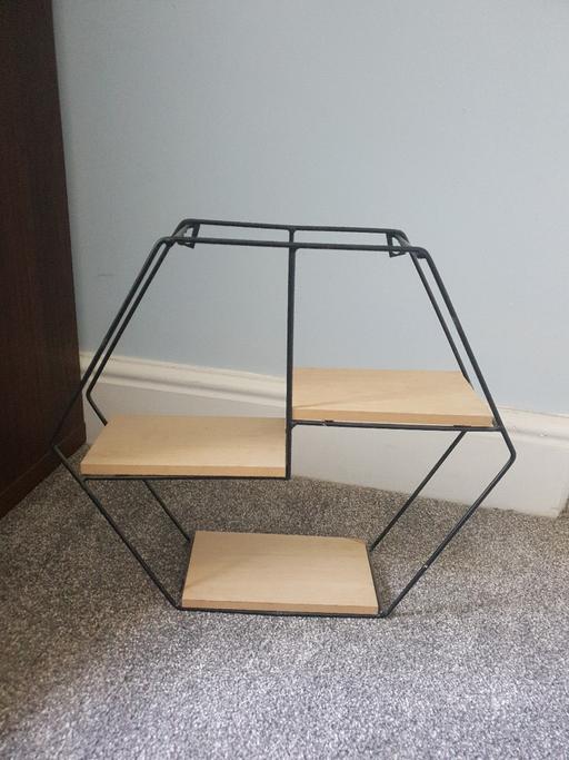 Buy & Sell West Yorkshire Kirklees - Photos for Black Hexagon Shelf