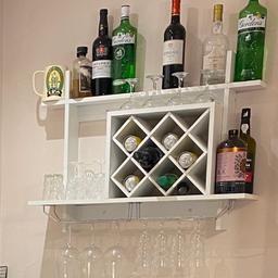 Wine , drinks & glasses rack
Dimensions

80 cm wide
59 cm high
20 cm depth

Wall mountable
£20 ONO
Collection B67
