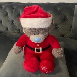 Me to you tatty teddy in Santa suit 10 inches high new with tag