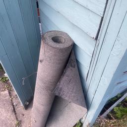 Roll of roofing felt, not been used, surplus.