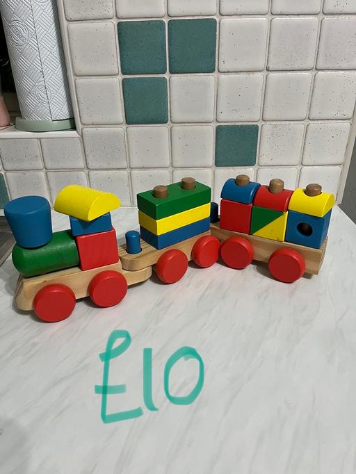 Buy & Sell Oxfordshire Vale of White Horse - Photos for Jumini Wooden Toy Stacking Train