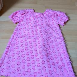 Kurzarm Kleid, pink, Zara Girls, Gr. 128