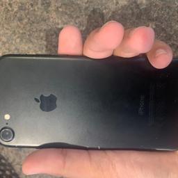 Black iPhone 7 excellent condition. New screen