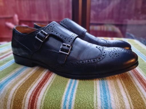 Buy & Sell Bedfordshire Luton - Photos for Mens Black Leather Shoes size 9