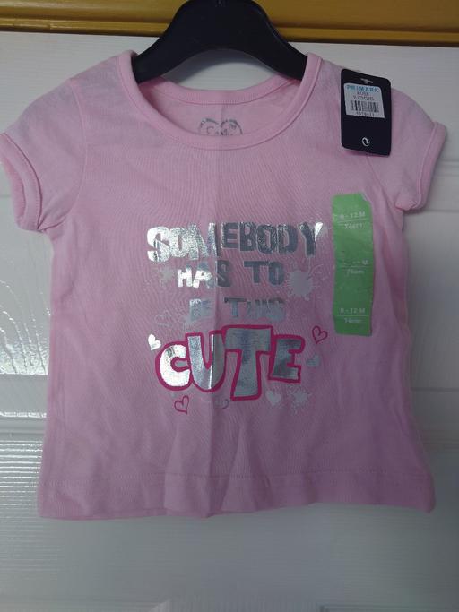 Buy & Sell Leicestershire Charnwood - Photos for Baby girls pink top size 9-12 months