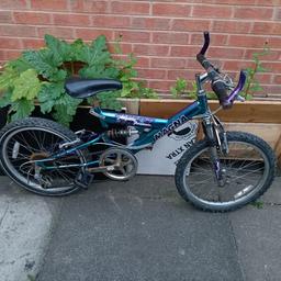 Magna Mountain Bike 20" Wheels 12" Frame
I am selling my Magna Mountain Bike 12" Frame in good working order. Wheels are 20". Brakes are in good condition (new rear brake cable has been fitted). Gears are 1*6 (new rear gear cables have been fitted). Collection from Balsall Heath.